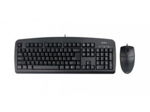 Комплект клавиатура и мишка A4tech KB-72620 С Кабел Черни